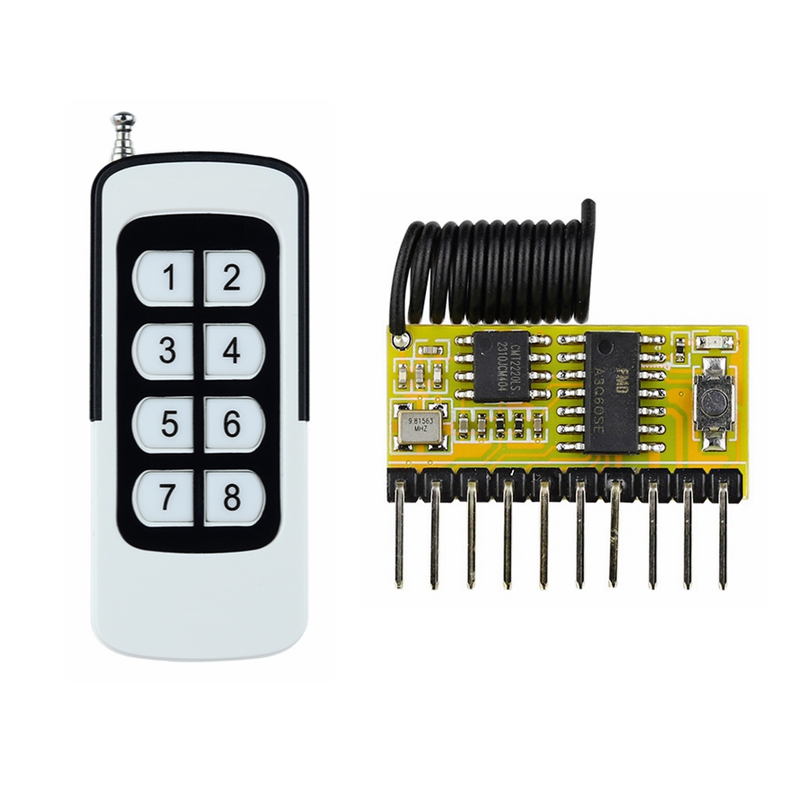 433Mhz Receiver Module - 433 МГц DC3V ~ 5V 8-канальный