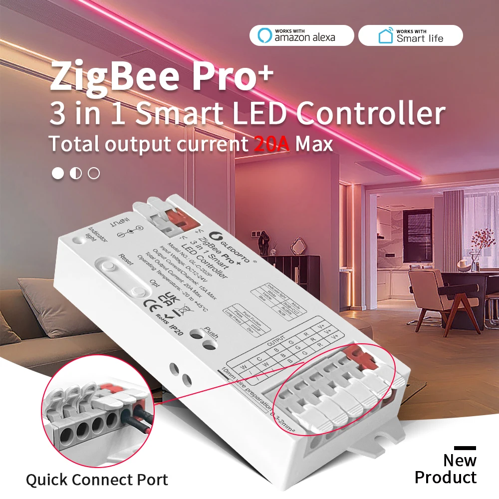 Zigbee Coordinator Stick - GLEDOPTO ZigBee 3,0 Pro + 3