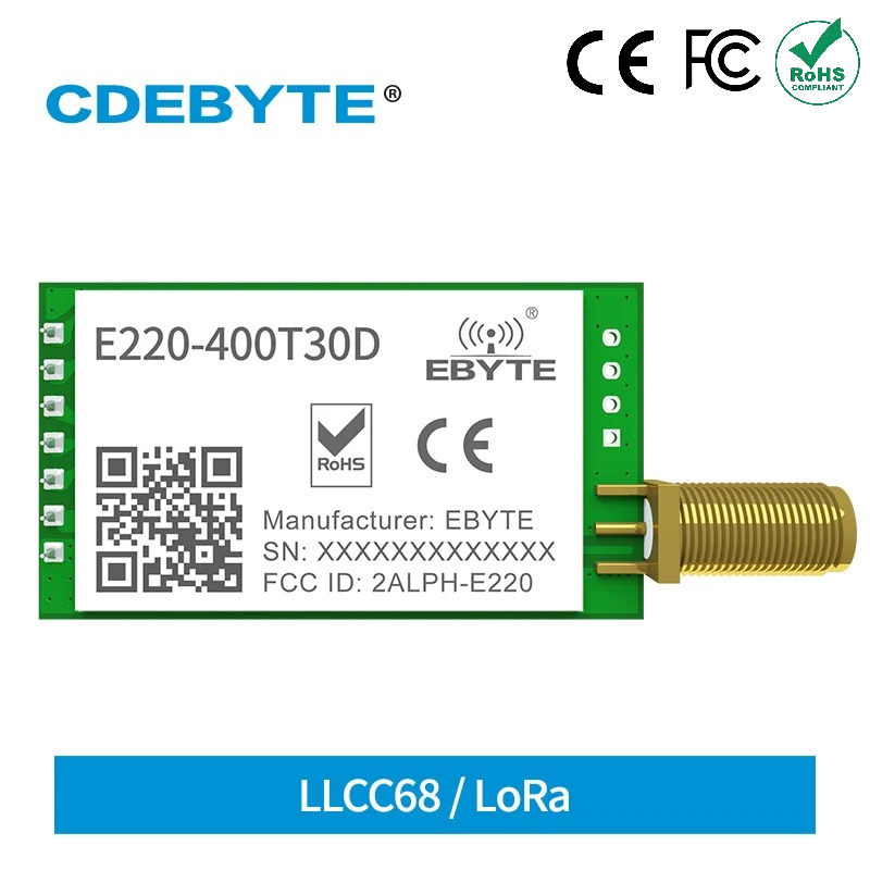 433Mhz Receiver Module - Беспроводной модуль LLCC68 LoRa, 433 МГц,