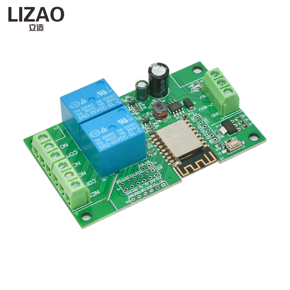 Модуль Wi-Fi реле LIZAO 2/4/8  – обзор и цена Relay 8 Channel Board