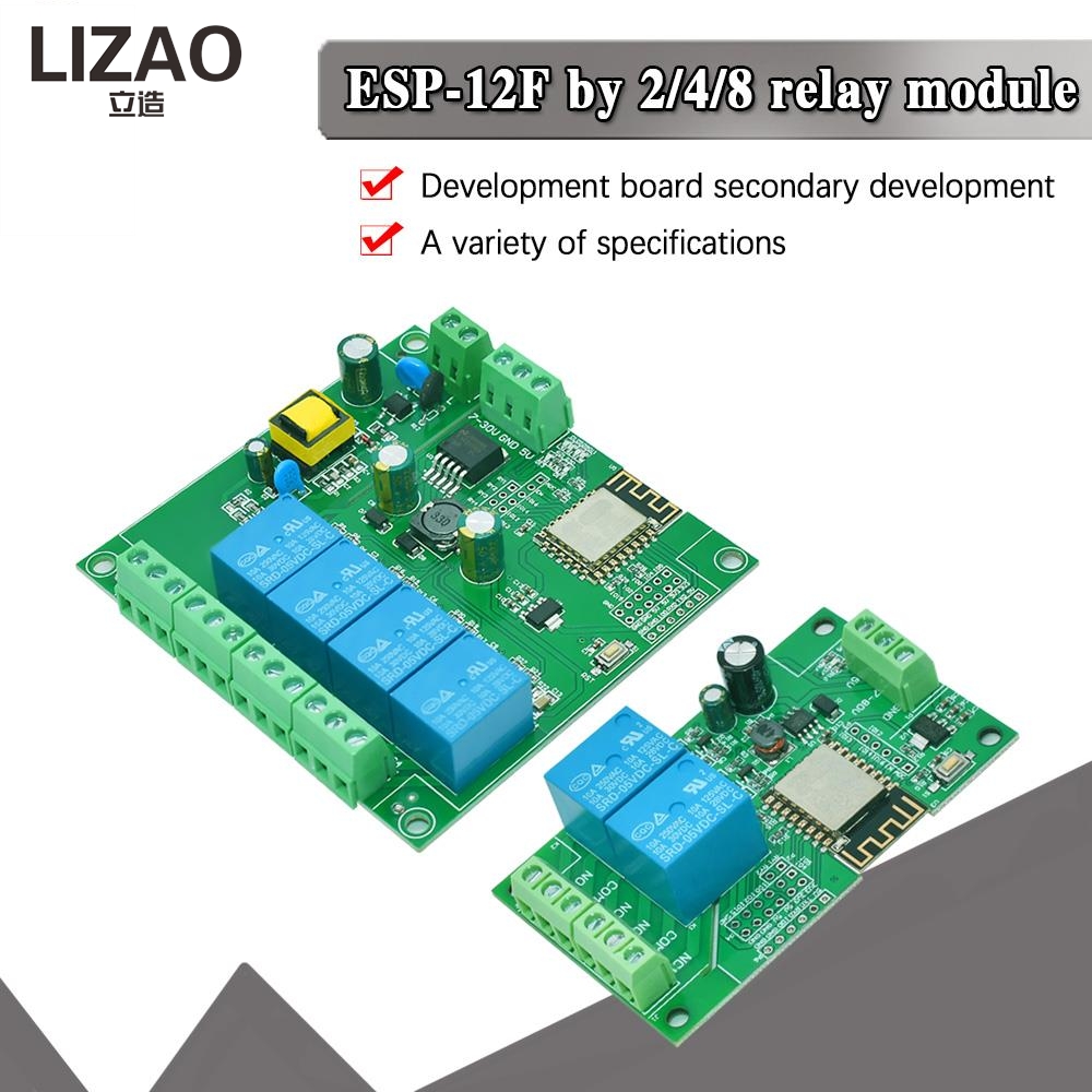 Модуль Wi-Fi реле LIZAO 2/4/8  – обзор и цена Relay 8 Channel Board